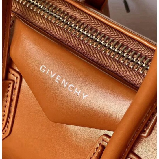 Special Grade Replica Givenchy Antigona Mini Brown Leather Tote Bag Clone Sale