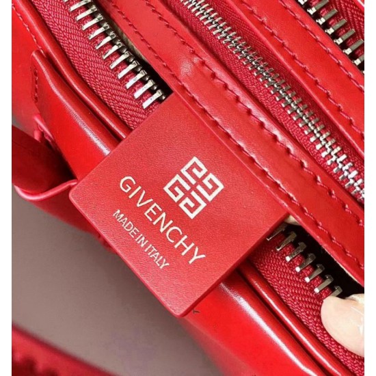 Special Grade Replica Givenchy Antigona Mini Red Leather Tote Bag Clone Sale
