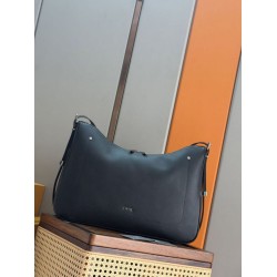 Special Grade Replica Men's Dior Large Slider Zipped Hobo Bag in Black Clone Sale