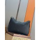 Special Grade Replica Men's Dior Large Slider Zipped Hobo Bag in Black Clone Sale