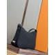 Special Grade Replica Men's Dior Medium Slider Zipped Hobo Bag in Black Dior Oblique Jacquard Clone Sale