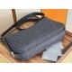 Special Grade Replica Men's Dior Medium Slider Zipped Hobo Bag in Black Dior Oblique Jacquard Clone Sale