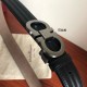 Special Grade Replica Salvatore Ferragamo Men's 3.5cm Silver Belt (Black) Clone Sale