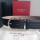 Best Replica Salvatore Ferragamo Men's 3.5cm Belt with Exquisite Silver Pin Buckle (Black) Fake At Cheap Price Special Grade Replica Salvatore Ferragamo Men's 3.5cm Belt with Exquisite Silver Pin Buckle (Black) Clone Sale