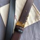 Special Grade Replica Salvatore Ferragamo Men's 3.5cm Reversible Belt with Gold Metal Clip (Black) Clone Sale
