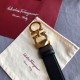 Special Grade Replica Salvatore Ferragamo Men's 3.5cm Reversible Belt with Gold Metal Clip (Black) Clone Sale