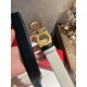 Special Grade Replica Salvatore Ferragamo Men's 3.5cm Reversible Belt with Gold Metal Clip (Black/White) Clone Sale