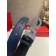 Best Replica Salvatore Ferragamo Men's 3.5cm Reversible Belt with Silver Metal Clip Black/Blue Fake At Cheap Price Special Grade Replica Salvatore Ferragamo Men's 3.5cm Reversible Belt with Silver Metal Clip Black/Blue Clone Sale