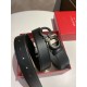 Special Grade Replica Salvatore Ferragamo Men's 3.5 cm Belt with Black Buckle Clone Sale