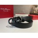 Special Grade Replica Salvatore Ferragamo Men's 3.5 cm Belt with Black Buckle Clone Sale