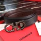 Special Grade Replica Salvatore Ferragamo Men's Reversible Belt with Black/Coffee Buckle Clone Sale