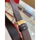 Special Grade Replica Salvatore Ferragamo Men's Reversible Belt with Double-Ring Horseshoe Buckle in Gold Clone Sale