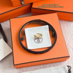 Special Grade Replica Hermes Women's My H and Reversible Hermès sur Mer Belt, 13 mm, Black/Brown Clone Sale