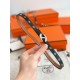 Special Grade Replica Hermes Women's My H and Reversible Hermès sur Mer Belt, 13 mm, Black/Brown Clone Sale