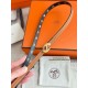 Special Grade Replica Hermes Women's My H and Reversible Hermès sur Mer Belt, 13 mm, Black/Brown Clone Sale