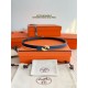 Special Grade Replica Hermes Women's My H and Reversible Hermès sur Mer Belt, 13 mm, Blue/Black Clone Sale