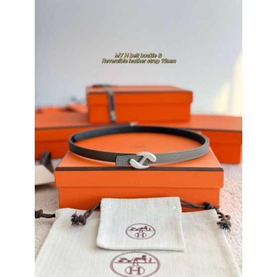 Special Grade Replica Hermes Women's My H and Reversible Hermès sur Mer Belt, 13 mm Clone Sale