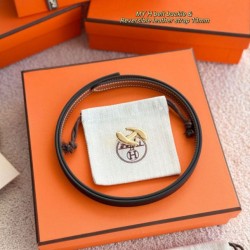 Special Grade Replica Hermes Women's My H and Reversible Hermès sur Mer Belt, 13 mm, Brown/Black Clone Sale