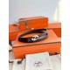 Special Grade Replica Hermes Women's My H Belt and Hermès sur Mer 13 mm Black Clone Sale