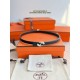 Special Grade Replica Hermes Women's My H Belt and Hermès sur Mer 13 mm Black Clone Sale