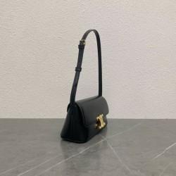 Special Grade Replica Celine Diane Shoulder Bag in Black Clone Sale