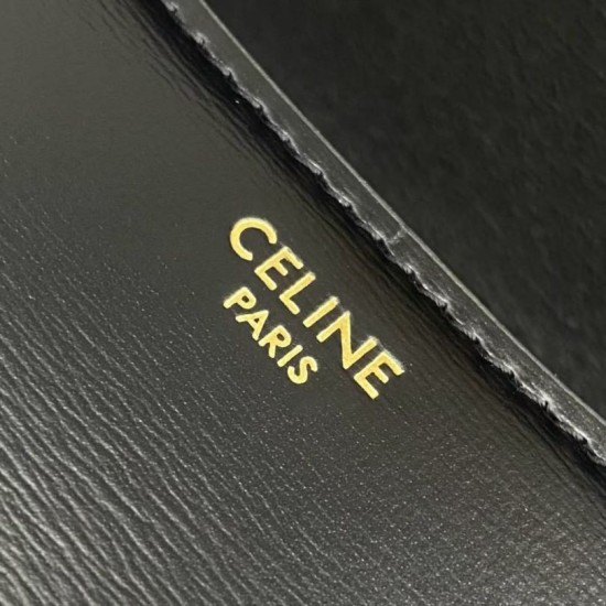 Special Grade Replica Celine Diane Shoulder Bag in Black Clone Sale
