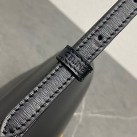 Special Grade Replica Celine Diane Shoulder Bag in Black Clone Sale