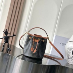 Special Grade Replica Celine Clara Triomphe Bucket Bag Clone Sale