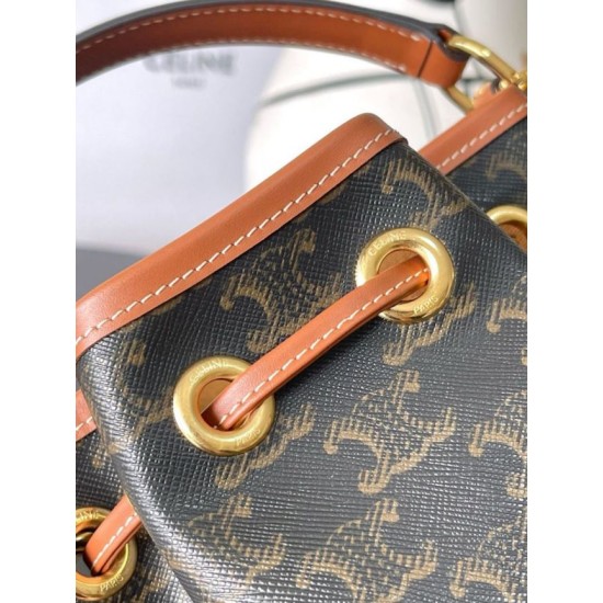 Special Grade Replica Celine Clara Triomphe Bucket Bag Clone Sale
