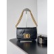 Replica Balenciaga BB Soft Flap Shoulder Bag with Gold Hardware Clone