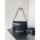 Special Grade Replica Balenciaga BB Soft Flap Shoulder Bag with Silver Hardware Clone Sale