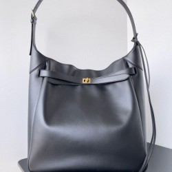 Special Grade Replica Balenciaga Bel Air Large Hobo Bag in Black Clone Sale