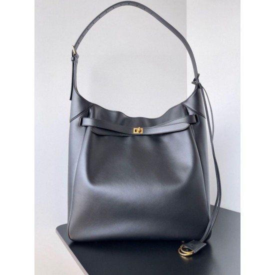 Special Grade Replica Balenciaga Bel Air Large Hobo Bag in Black Clone Sale