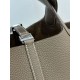 Special Grade Replica Hermes Picotin Lock 18 Etoupe bag in gray with silver hardware Clone Sale