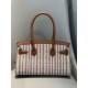 Special Grade Replica Hermes Birkin 29 shoulder bag in Toile H embroidered canvas, brown Clone Sale