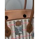Special Grade Replica Hermes Birkin 29 shoulder bag in Toile H embroidered canvas, brown Clone Sale