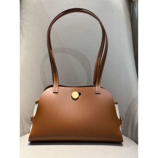 Special Grade Replica Hermes Tablier Sellier shoulder bag in camel Clone Sale