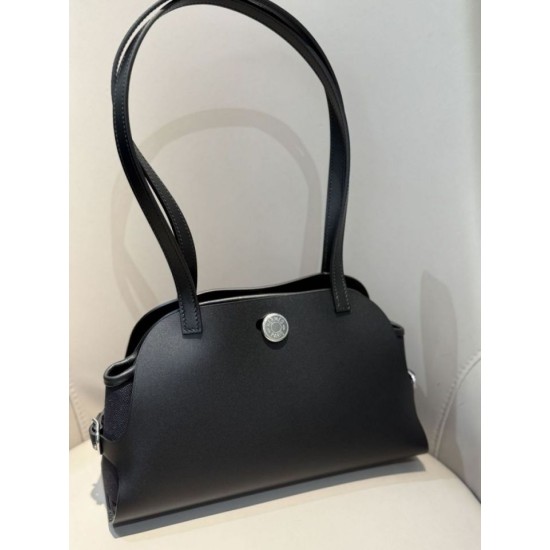 Special Grade Replica Hermes Tablier Sellier shoulder bag in black Clone Sale