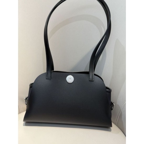 Special Grade Replica Hermes Tablier Sellier shoulder bag in black Clone Sale