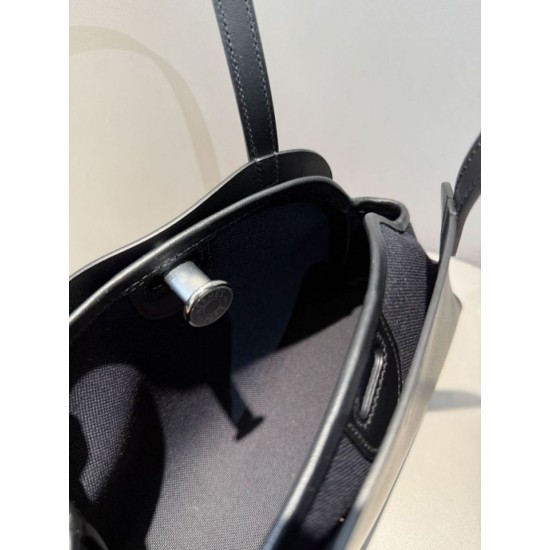 Special Grade Replica Hermes Tablier Sellier shoulder bag in black Clone Sale