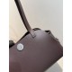 Special Grade Replica Hermes Tablier Sellier shoulder bag in ebony Clone Sale