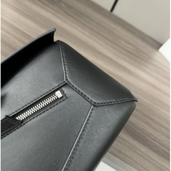 Special Grade Replica Loewe Small Puzzle Edge Classic Belt Bag in Black Clone Sale