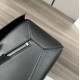 Special Grade Replica Loewe Small Puzzle Edge Classic Belt Bag in Black Clone Sale