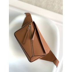 Special Grade Replica Loewe Small Puzzle Edge Classic Belt Bag in Brown Clone Sale