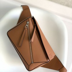 Special Grade Replica Loewe Small Puzzle Edge Classic Belt Bag in Brown Clone Sale
