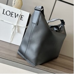 Special Grade Replica Loewe Small Cubi Shoulder Bag in Black Clone Sale