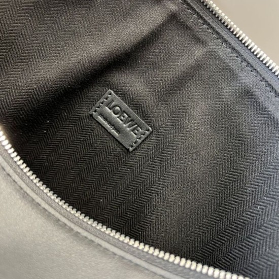 Special Grade Replica Loewe Small Cubi Shoulder Bag in Black Clone Sale