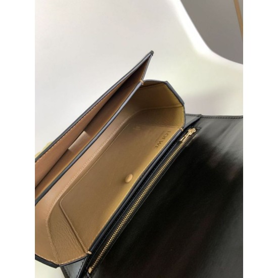 Special Grade Replica Loewe Small Goya Bag in Black Clone Sale