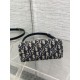 Special Grade Replica Dior Jolie Top Handle Mini Bag Dior Oblique jacquard S3123 Blue Clone Sale