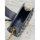 Special Grade Replica Dior Jolie Top Handle Mini Bag Dior Oblique jacquard S3123 Blue Clone Sale
